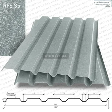 Профлист оцинкований RFS-35