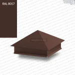 Ковпак металевий PYRAMID до паркану