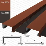 Metalevyj fasad WALLBOARD 105