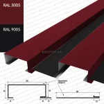 Metalevyj fasad WALLBOARD 105