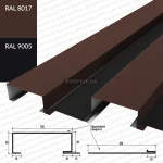 Metalevyj fasad WALLBOARD 105