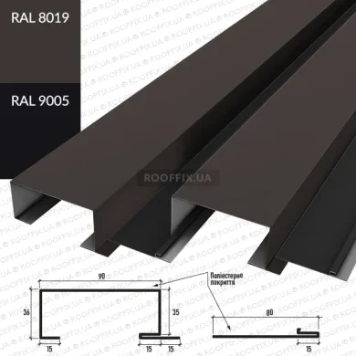 Металевий фасад WALLBOARD 90