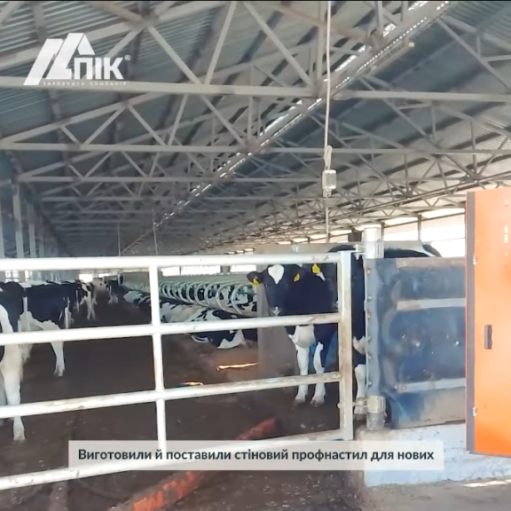 Первомайський район Миколаївської області. Виготовили й поставили стіновий профнастил для виробничих приміщень та металочерепицю для нових будинків